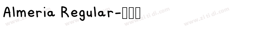 Almeria Regular字体转换